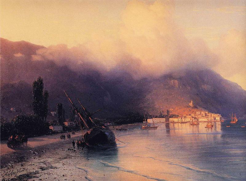 Ivan Aivazovsky View of Yalta